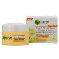 Garnier Light Complete Day Cream SPF30 การ์นิเย่ ไลท์คอมพลีส ไวท์เทนนิ่งครีม สูตรกลางวัน 18ml. (ขนาดพกพา)