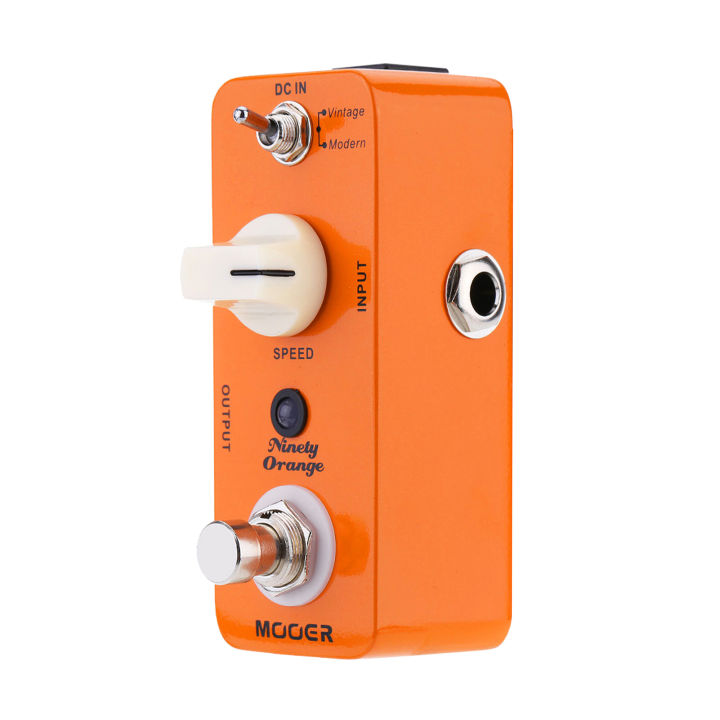 mooer-เก้าสิบ-orange-micro-mini-analog-phaser-กีต้าร์ไฟฟ้า-pedal-true-bypass