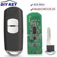 DIYKEY SKE13E-02 Smart Remote Car Key 433Mhz PCF7953P ID49 2 Button For MAZDA 2 3 3MPS 6 CX3 CX5 2013 2014 2015 2016