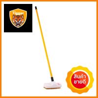 แปรงขัดพื้นบรูมทองเหลือง ตราสมอ 8 นิ้ว สีเหลืองFLOOR CLEANING BRUSH WITH BRASS BRISTLES ANCHOR 8IN YELLOW **สินค้าแนะนำ**