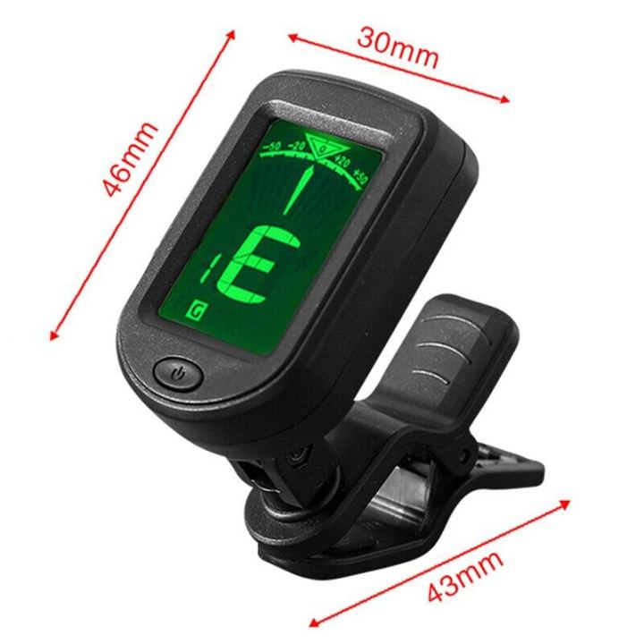 เครื่องตั้งสายกีต้าร์-daddario-รุ่น-eclipse-lcd-clip-on-guitar-tuner-bass-tuner-จูนเนอร์ไวโอลิน-ukulele-chromatic-universal-360-องศา-rotatable-sensitive