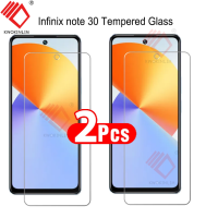 (2Pcs)for Infinix note 30(4G/5G) ฟิล์มกระจก ฟิล์มกันรอยโทรศัพท์ ฟิล์ม ฟิล์มกระจก Infinix note 30  ใส เต็มจอ นิรภัย ฟิล์มกระจก