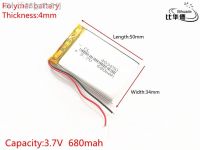 3.7V 680mAh 403450 Lithium Polymer Li-Po li ion Rechargeable Battery cells For Mp3 MP4 MP5 [ Hot sell ] ptfe51
