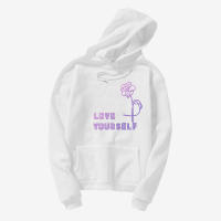 Love Yourself kpop hoodies Enjoy loving your own kpop ladies hoodie! Bangtan boy with hat sweatshirt Love Yourself Sweatshirt,