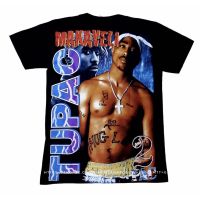 เสื้อยืดผ้าฝ้ายฤดูร้อน Tupac Rapper tshirt เสื้อวง T-shirt เสื้อยืด หลากหลายลวดลาย ดูดี คลาสสิค ผ้าฝ้ายแท้ เสื้อยืดผ้าฝ้ายฤดูร้อน