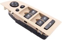 Driver-beige For BMW E90 E91 318I 320I 325I 335I 2006-2012 Front LHD Driver Passenger Window Mirror Switch Control Lifter Console Button