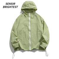 【HOT】 Outdoor Protection Clothing Fishing Seaside Vacation Men  39;s Thin Hooded Jacket