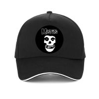 2023 Mens Punk Skull Misfits Baseball Cap Rock Cap Punk Band Hat Snapback