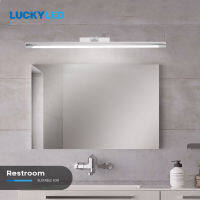 ELD Led Wall Light Bathroom Mirror Vanity Light Fixtures 8W 12W AC220V 110V Led Wall Lamp Waterproof Sconce Silver Shell