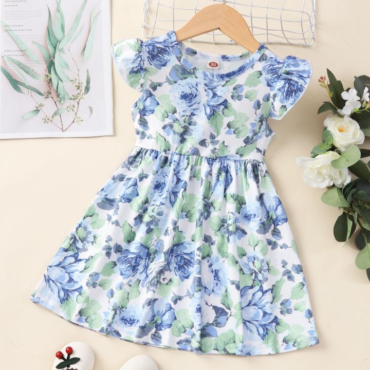 baby-girls-summer-dress-fly-sleeve-cute-flower-floral-print-kids-princess-dresses-children-party-sundress-toddler-casual-clothes