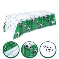 Party Table Tablecloth Soccer Birthday Decorations Cover Supplies Football Cloth Theme Baseball Runner Decorative Themed Prop