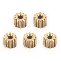 5Pcs 12T Brass Pinion Gear Motor Gear for D12 D42 1/10 RC Car Upgrade Parts Spare Accessories