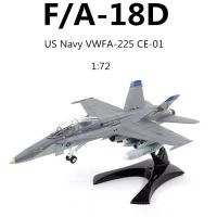 1:72แบบจำลองย่อขนาด US Navy F/A-18D Boeing F-18แตน Strike Fighter เครื่องบินของเล่นสำหรับเป็นของขวัญพัดผู้ใหญ่