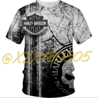 （xzx  31th）  (all in stock xzx180305)New Harley-Davidson Racing 3D Printed T-Shirt  08