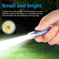 Super Bright Mini LED Flashlight Keychain Waterproof USB Rechargeable Multi-mode Flash For Outdoor Emergency Tool