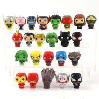 WEISH โมเดลตุ๊กตาขยับแขนขาได้ Marvel Avenger ของเล่นรูปจำลองพิษฮัลก์24ชิ้นรุ่น Q