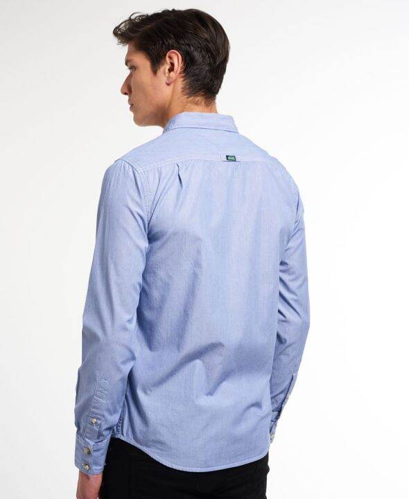 superdry-long-sleeve-laundered-cut-collar-shirt-เสื้อเชิ้ตสำหรับผู้ชาย