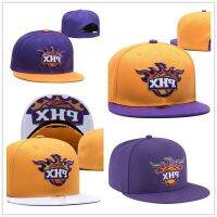 [Phoenix Suns] หมวกทรงแหลมสำหรับผู้ชายและผู้หญิงของ Suns สไตล์เกาหลี NY หนาม หมวกเบสบอลปัก