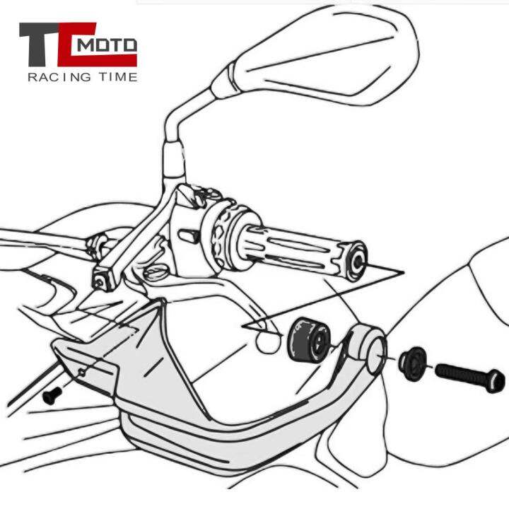 แฮนด์มอเตอร์ไซค์สำหรับ-bmw-r-ninet-r9t-r-เก้า-t-เครื่องส่งสัญญาณบริสุทธิ์เหมาะสำหรับ-acer-ในเมือง-g-s-2018-21เครื่องป้องกันมือมือจับตัวป้องกันมือจับ