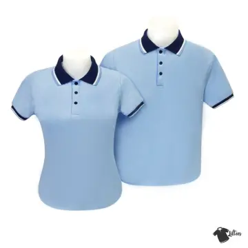 เสื้อคอปกผู้ชายสีฟ้า ขลิบขาว ราคาถูก ซื้อออนไลน์ที่ - ก.ค. 2023 |  Lazada.Co.Th