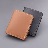 Wallet for Men PU Leather Business Credit Card Holder Wallet Men Short Purse Black Brown Money Bag Bank Holder Bag Wallet Pocket