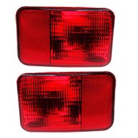 1Set Bumper Fog Light for Wrangler 2007-2018 Lamp Housing Replacement Without Bulb 55078104AC 55078105AC Rear Warning Lights