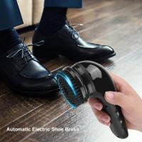 Portable Handheld Automatic Electric Shoe Polisher Automatic Shoe Polishing Machine Cleaning Brush Shoe Leather Care Tools