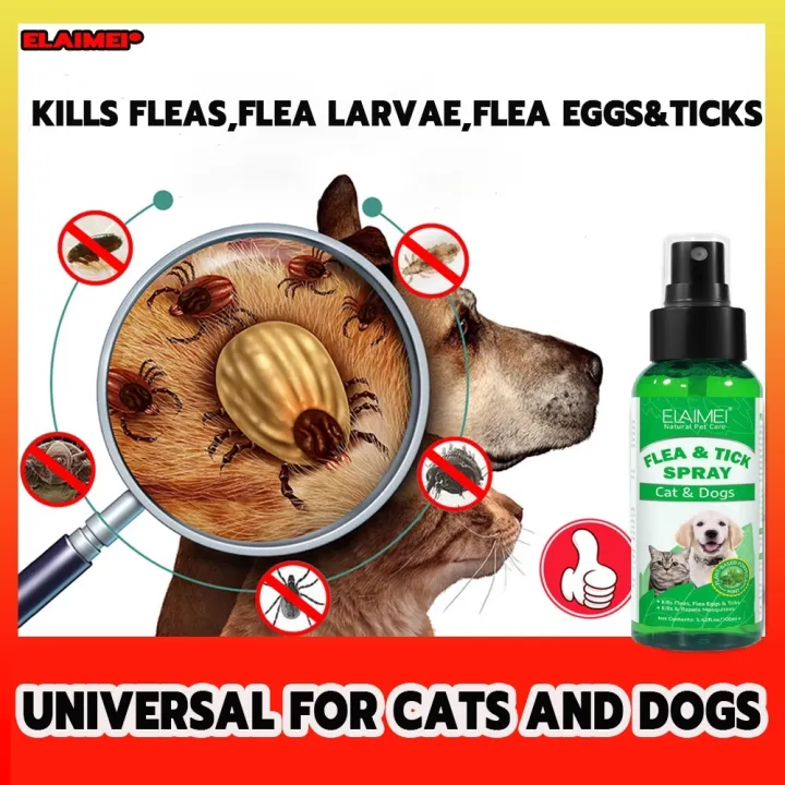 ELAIMEI Dogs Pet insect repellent spray antiinsect repellent external