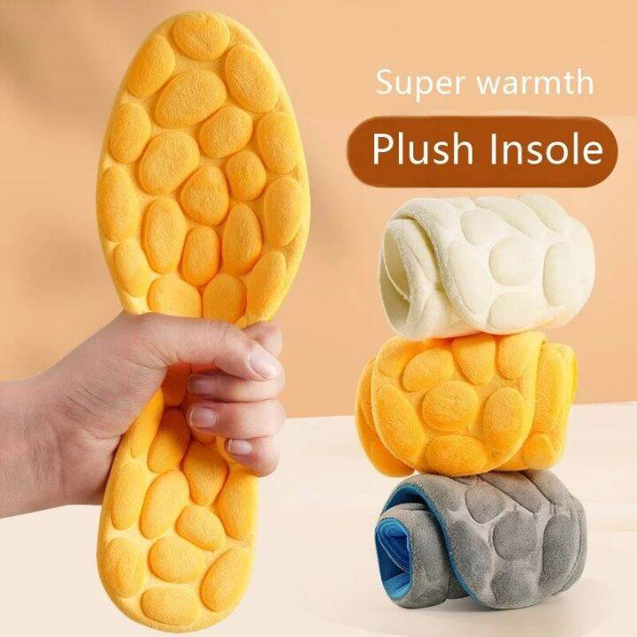 Thermal Sweatabsorbing Insoles Man Women Winter Sneakers Plush Insoles