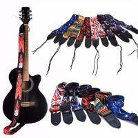 Adjustable Widened Printed Guitar Straps New Acoustic Electric Bass Unique Patterns Big Tongue Band Spider Folk-custom Khaki