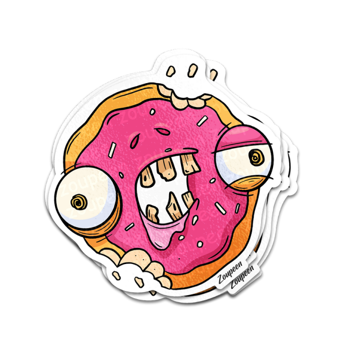 G24 Zombie Donut Waterproof Solo Sticker | Lazada PH