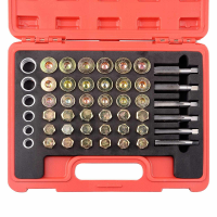 114pc M13 M22 Gearbox Set Tool Repair Kit Plug Sump Pan Thread