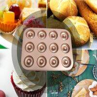 En Carbon Steel Bakeware 12 Cell Non-Stick Donut Mold DIY Cake Chocolate Dessert Cookie Baking Mould Kitchen Accessories