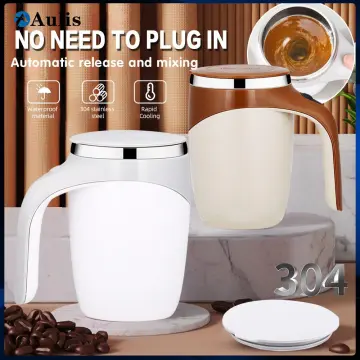 450ML Electric Self Stirring Mug Mixer Milkshake Coffee Tea Cup