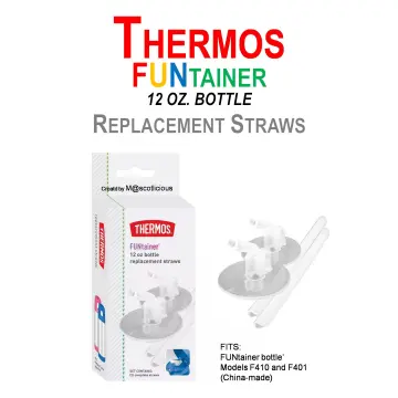 Thermos Replacement Straws for 12 Oz Funtainer Bottle Clear for sale online