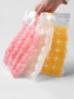 Disposable ice bag self sealing ice lattice bag household creative sealing small ice box passion jelly ice mold ice cream mold Ice Maker Ice Cream Mou