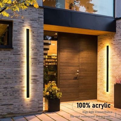 With led wall lamp, ip65, decorative lighting, outdoor, 110 v, 220 v, waterproof, garden, front porch, the villa, the balcony