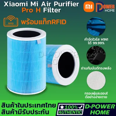 ส่งจากไทย?? มี RFID ไส้กรองเครื่องฟอกอากาศ Xiaomi รุ่น Pro H 4 Pro Xiaomi Mi Air Purifier Filter HEPA แท้ กรองฝุ่น PM 2.5