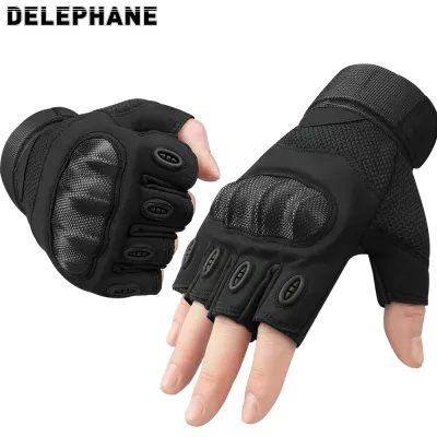 Black Tactical Gloves Men Women ss Knuckles For Fingerless Gloves For Fishing Army Motorcycle Gloves Mittens