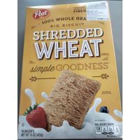 สั่งเลย ?สินค้านำเข้า?Post Shredded Wheat Original Cereal ซีเรี่ยล ข้าวสาลี อบกรอบ โพสท์ 425g ??