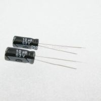 20PCS/LOT 10uF 63V Aluminum electrolytic capacitor 5*11 Electrolytic Capacitor 63v 10uf WATTY Electronics