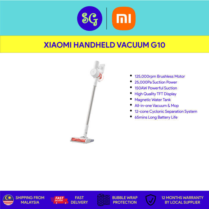 Xiaomi Mi Vacuum Cleaner G10, Cordless Handheld 2in1 Vacuum & Mop