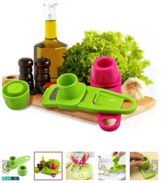 1pc Rotary Cheese Grater Hand-cranked Cheese & Ginger Mill Plastic  Multifunctional Grater Slicer