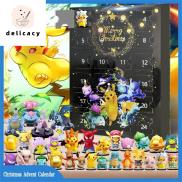 DELICACY Lich Treo Tuong 2024 Pikachu Lịch mùa vọng Mô hình PVC Nhân vật