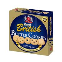 Royal british butter cookies รอยัล บริติช บัตเตอร์ คุ้กกี้ คุ้กกี้เนยสด กล่อง 80 กรัม