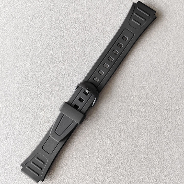w800h-นาฬิกา-casio-ซิลิโคน-pu-18มม-สำหรับผู้หญิง-f105-f-91w-108-a158-168-ae1200-1300ยางนิ่มใช้ได้ทุกสีดำผู้ชาย