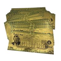 【YD】 22cmx10cm big Cards J. gold check Banknote US president trump card Ticket Gifts for Collection