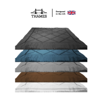 Thames itopper ท็อปเปอร์ ใยขนห่านเทียม การันตีความหนา 4นิ้ว (ขนาด 3.5/5/6 ฟุต) ทอปเปอร์ topper microgel คุ้มค่า