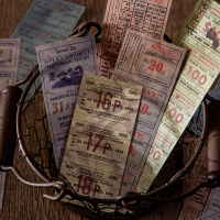 8packsLOT collection of antique tickets series creative retro material paper memo pad