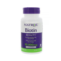 Natrol, Biotin  10,000 mcg จำนวน 100 Tablets